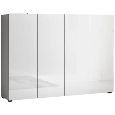 Dmora Armoire à chaussures blanche - Rangement moderne italien Dmora Armoire à chaussures blanche - Rangement moderne italien