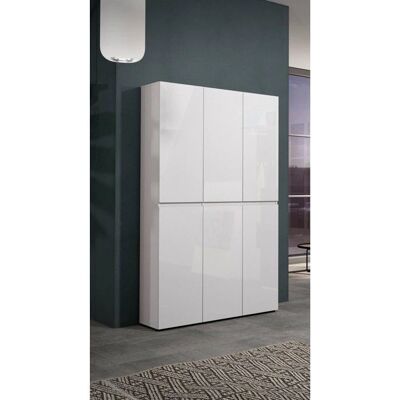 Dmora Ddomingue Armoire à Chaussures Blanc - Meuble de rangement à chaussures Dmora Ddomingue Armoire à Chaussures Blanc - Meuble de rangement à chaussures