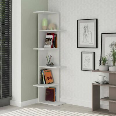 Dmora - Fafnir - Blanco - Bookcase Dmora - Fafnir - Blanco - Bookcase