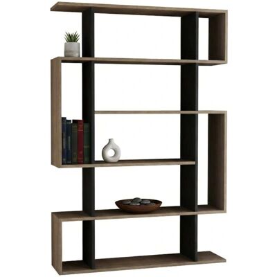 DMORA - Libreria Adhara - 110x26h161 cm - Bookcase DMORA - Libreria Adhara - 110x26h161 cm - Bookcase