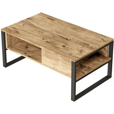 Dmora - Astraia - 100x60x44 cm - Buche - Couchtisch Dmora - Astraia - 100x60x44 cm - Buche - Couchtisch
