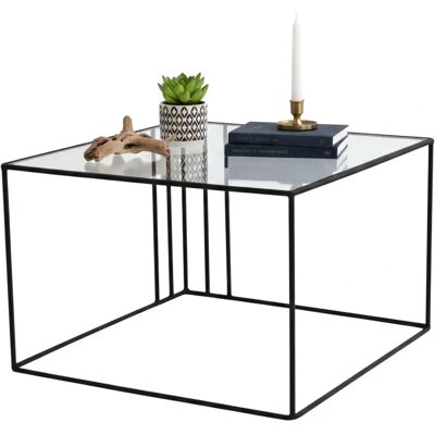 Dmora - Doradus - 55x55h36 cm - Negro - mesa de centro Dmora - Doradus - 55x55h36 cm - Negro - mesa de centro