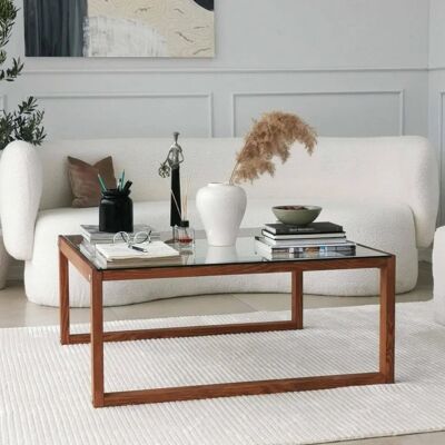DMORA - Gomeisa - Noce - 90x90x40 cm - Coffee table DMORA - Gomeisa - Noce - 90x90x40 cm - Coffee table