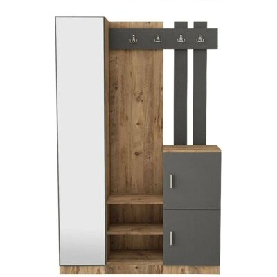 DMORA - Australis - Roble - 114x38x180 - Consola de almacenamiento DMORA - Australis - Roble - 114x38x180 - Consola de almacenamiento