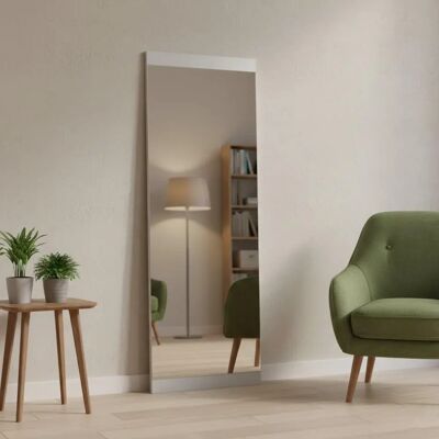 Dmora - Espejito Acamar - 40x120 cm - Blanco - Mirror Dmora - Espejito Acamar - 40x120 cm - Blanco - Mirror