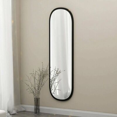 Dmora - Espejo Calypso - Negro - 40x120 cm - Espejo Dmora - Espejo Calypso - Negro - 40x120 cm - Espejo