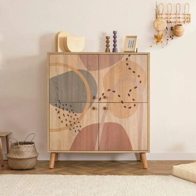 Dmora - Canopo - Multicolor - 95x36x111 cm - Sideboard Dmora - Canopo - Multicolor - 95x36x111 cm - Sideboard