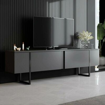 Dmora - Centaurus - 180x30x50 cm - TV cabinet - Publicité Dmora - Centaurus - 180x30x50 cm - TV cabinet - Publicité