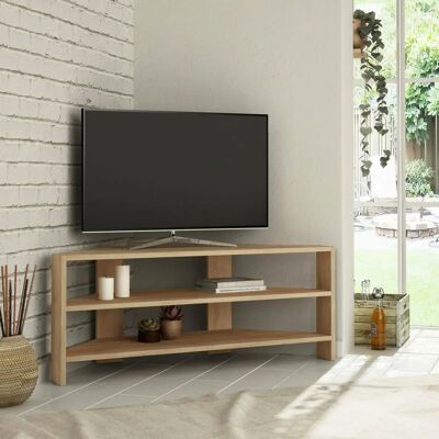 Dmora - Alfa - Roble - 114x36x45 cm - Mueble para TV Dmora - Alfa - Roble - 114x36x45 cm - Mueble para TV