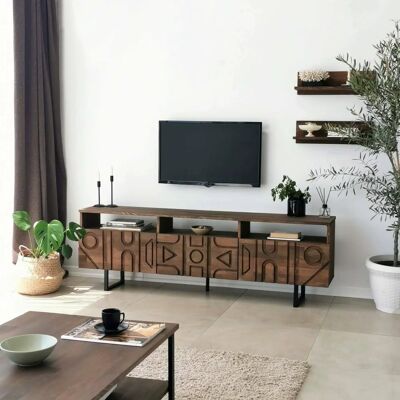 Dmora - Novastra - 170x30x40 cm - Nuez - TV-Schrank Dmora - Novastra - 170x30x40 cm - Nuez - TV-Schrank