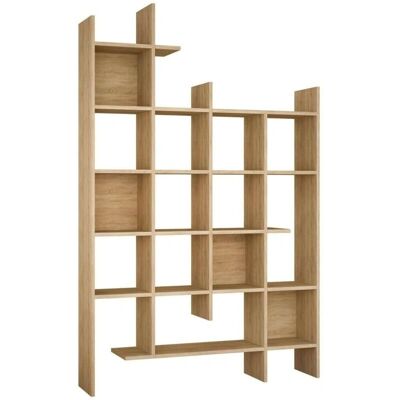 Estantería Dguidett Dmora - Moderna Biblioteca Ahorro de Espacio Estantería Dguidett Dmora - Moderna Biblioteca Ahorro de Espacio
