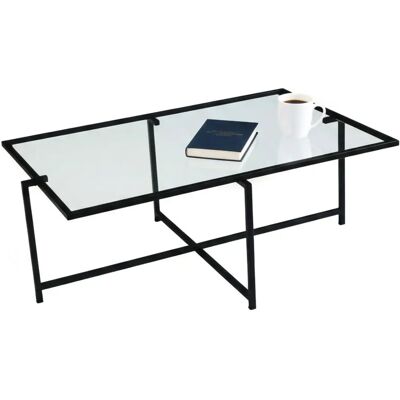 DMORA - DIONIT - Negro - 94x64x35 cm - Coffee Table DMORA - DIONIT - Negro - 94x64x35 cm - Coffee Table