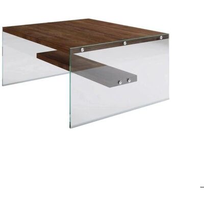 Dmora Mesa de café Dembél - 75x75x40 cm Nuez Dmora Mesa de café Dembél - 75x75x40 cm Nuez