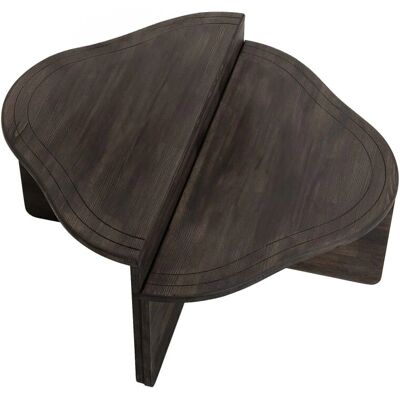 Dmora Modelo dmelgrat - Mesa de café moderna, 90x90cm, Antracita Dmora Modelo dmelgrat - Mesa de café moderna, 90x90cm, Antracita