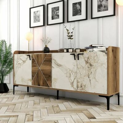 Dmora Table Console Polyvalente - Publicité Dmora Table Console Polyvalente - Publicité