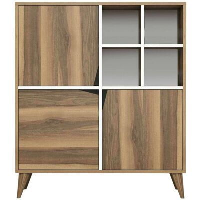 Dmora Buffet Wazn - Mueble de salón multifunción - 100x30h115 cm Dmora Buffet Wazn - Mueble de salón multifunción - 100x30h115 cm