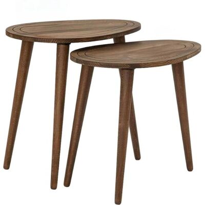 Mesa de café Nuez de Dmora - Superficie de apoyo multifuncional Mesa de café Nuez de Dmora - Superficie de apoyo multifuncional
