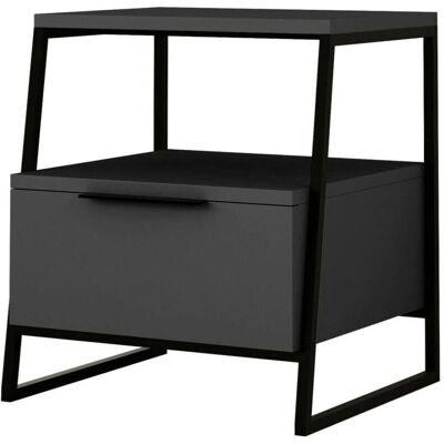 Dmora Dkastrat Mesita de Noche - Mueble Multiuso Dormitorio Dmora Dkastrat Mesita de Noche - Mueble Multiuso Dormitorio