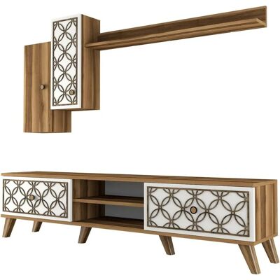 Dmora Dpinzaut Mueble TV - Moderno, Ahorrador de espacio, Elegante Dmora Dpinzaut Mueble TV - Moderno, Ahorrador de espacio, Elegante