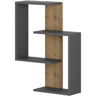 Dmora Estantería Dpiemont - Estante de Pared Multifuncional 64x22h85cm Dmora Estantería Dpiemont - Estante de Pared Multifuncional 64x22h85cm