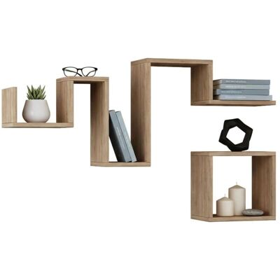 Dmora Dhenriqu Estantería Multiusos de Pared - Estante Dmora Dhenriqu Estantería Multiusos de Pared - Estante