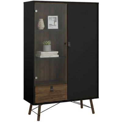 DMORA Vitrina Zoe - Credenza, Armario Exhibidor Multiuso, 102x40 cm DMORA Vitrina Zoe - Credenza, Armario Exhibidor Multiuso, 102x40 cm