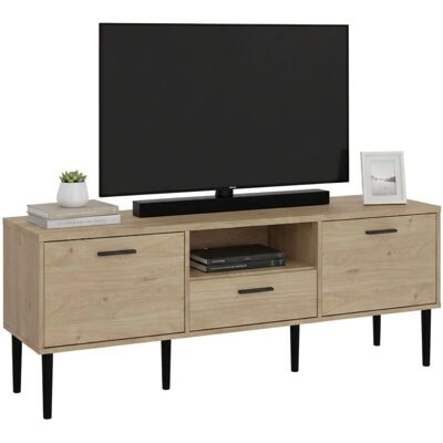 DMORA Honorine TV-Schrank - Modernes Mehrzweck-Sparmöbel - TV & Dekor DMORA Honorine TV-Schrank - Modernes Mehrzweck-Sparmöbel - TV & Dekor