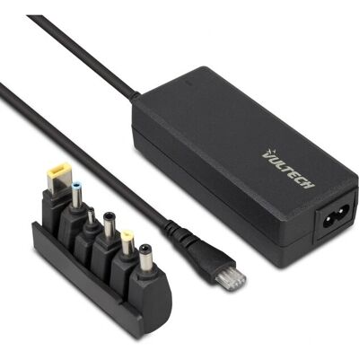 Vultech AU-70W Power Adapter - Universal Notebook Charger - 70W - Black Vultech AU-70W Power Adapter - Universal Notebook Charger - 70W - Black