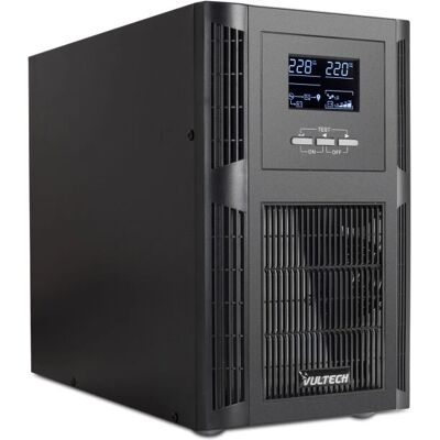 Vultech GS-3KVAS REV. 2.4 Gruppo di continuità - Online 3kVA 3000W 3 Prese Vultech GS-3KVAS REV. 2.4 Gruppo di continuità - Online 3kVA 3000W 3 Prese