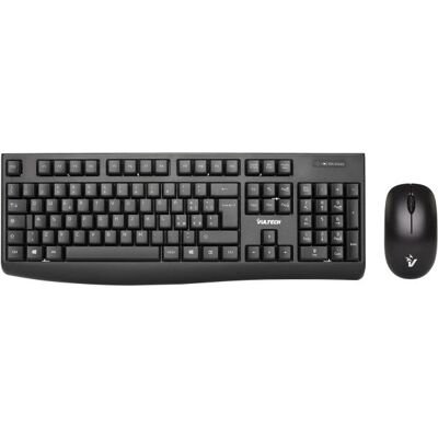 Vultech KM-821W Vezeték nélküli Billentyűzet és Egér Fekete Vultech KM-821W Vezeték nélküli Billentyűzet és Egér Fekete