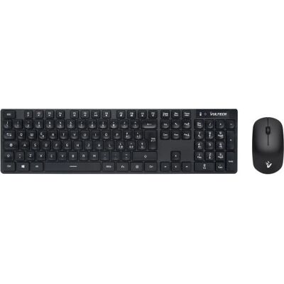 Kit Clavier et Souris Sans Fil Vultech KM-831W - Bureau USB Kit Clavier et Souris Sans Fil Vultech KM-831W - Bureau USB