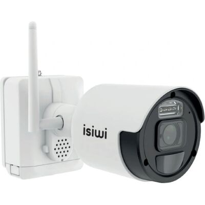 Cámara IP inalámbrica Isiwi - 4MP - Blanco - Día/Noche Cámara IP inalámbrica Isiwi - 4MP - Blanco - Día/Noche