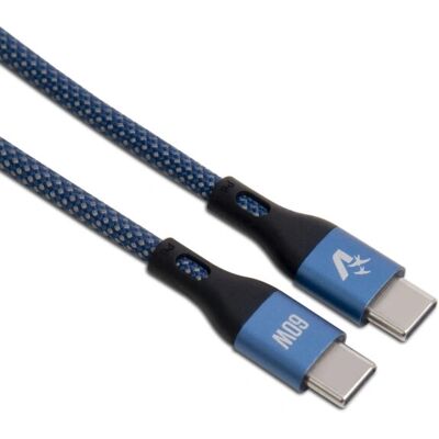 Câble USB Vultech CS-NCC12BL - USB 2.0 - 1,2 m - Bleu - Publicité Câble USB Vultech CS-NCC12BL - USB 2.0 - 1,2 m - Bleu - Publicité