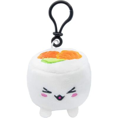 Joy Toy Zalm Uramaki Sushi Pluche Sleutelhanger - 7cm Joy Toy Zalm Uramaki Sushi Pluche Sleutelhanger - 7cm