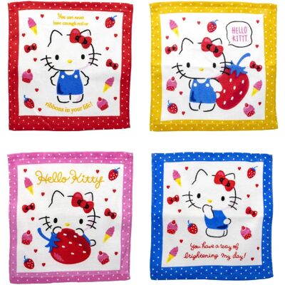 Joy Toy Sanrio Mini Serviettes Hello Kitty - Serviettes 30X30 cm Joy Toy Sanrio Mini Serviettes Hello Kitty - Serviettes 30X30 cm