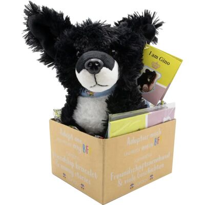 Joy Toy Gino - fogadj örökbe plüssállat kutya - Plüssállat Joy Toy Gino - fogadj örökbe plüssállat kutya - Plüssállat