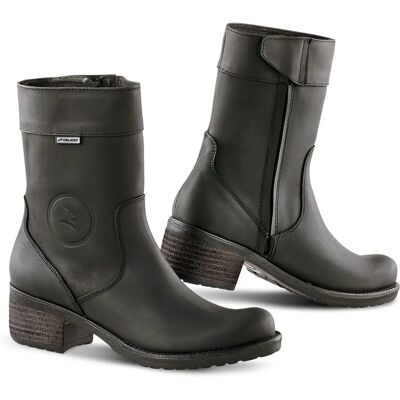 Falco Ayda 2 Schwarze Motorradstiefel - Wasserdicht, CE-zertifiziert Falco Ayda 2 Schwarze Motorradstiefel - Wasserdicht, CE-zertifiziert