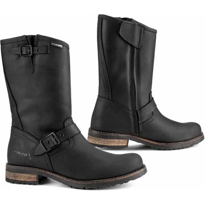 Botas de Moto Falco Brave 2 - Negro - 42 - Unisex Botas de Moto Falco Brave 2 - Negro - 42 - Unisex