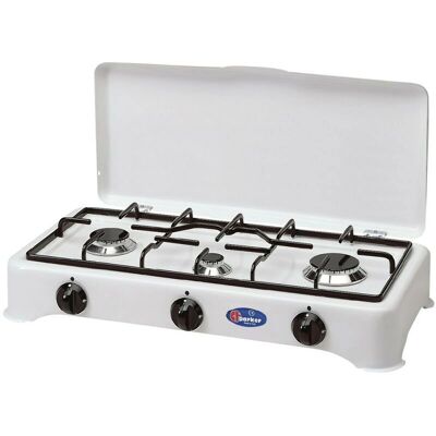 Parker Piano cottura a gas 3 fuochi Bianco - Gas Stove Parker Piano cottura a gas 3 fuochi Bianco - Gas Stove