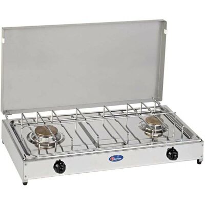Parker - 5522RSG - Grigio - 2 fuochi - Cucina a gas Parker - 5522RSG - Grigio - 2 fuochi - Cucina a gas