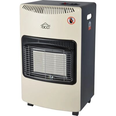 Riscaldatore a gas DCG Eltronic GH02 - Infrarossi, Crema, 3 Livelli Riscaldatore a gas DCG Eltronic GH02 - Infrarossi, Crema, 3 Livelli