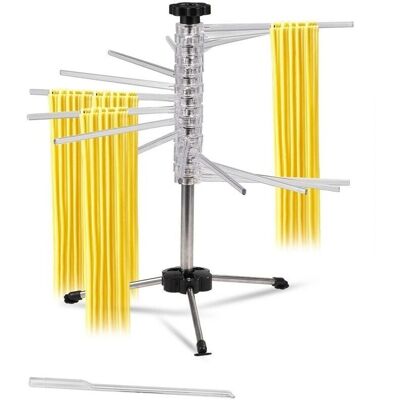 DCG PM1655 Stendipasta - 16 bracci, capacità 2 kg, asta centrale DCG PM1655 Stendipasta - 16 bracci, capacità 2 kg, asta centrale