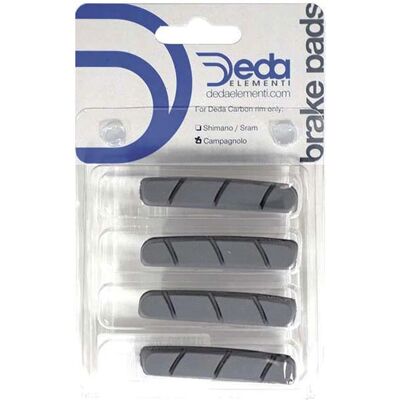 Deda Elementi Pastiglie del Freno Deda Carbone Shimano - Grigio - Brake Shoes Deda Elementi Pastiglie del Freno Deda Carbone Shimano - Grigio - Brake Shoes