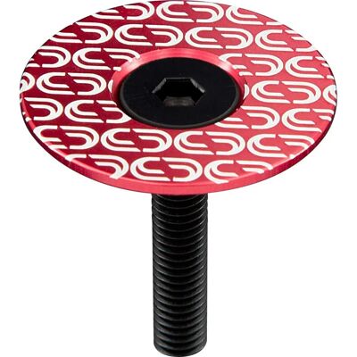 Deda Elementi Monza Headset Top Cap - Rood - Balhoofdstukkap Deda Elementi Monza Headset Top Cap - Rood - Balhoofdstukkap