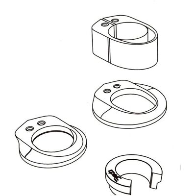 Kit Spaziatori Manubrio Deda Elementi Superbox - Kit di Spaziatori per Manubrio Kit Spaziatori Manubrio Deda Elementi Superbox - Kit di Spaziatori per Manubrio