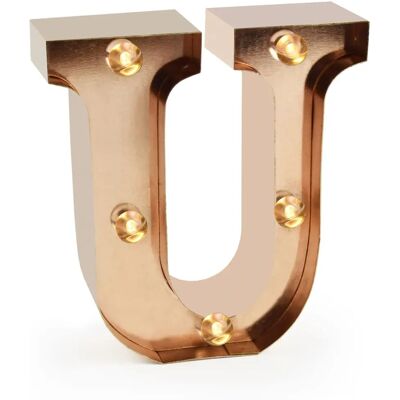 Legami LELI0021 - Lettre U - Lampe décorative - Publicité Legami LELI0021 - Lettre U - Lampe décorative - Publicité
