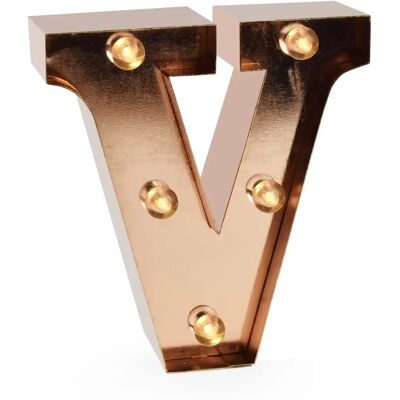 Legami Mini-Dekorationslicht - Buchstabe V - Nur für den Innenbereich Legami Mini-Dekorationslicht - Buchstabe V - Nur für den Innenbereich
