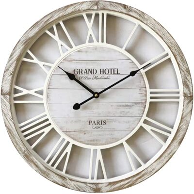 Orologio da Parete Rebecca - Stile Vintage Shabby - 50x50cm Orologio da Parete Rebecca - Stile Vintage Shabby - 50x50cm