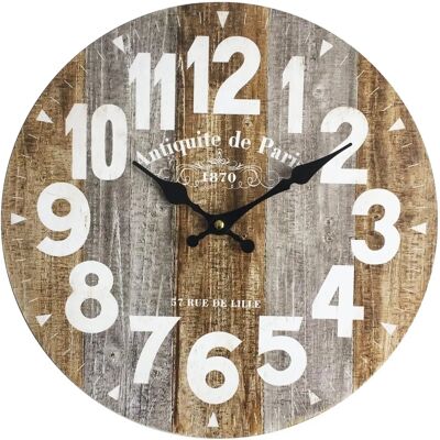 Rebecca Vintage Rustik Wanduhr - Wanduhr Rebecca Vintage Rustik Wanduhr - Wanduhr