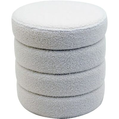 Rebecca Mobili Uxi Pouf de Rangement - Ottoman de stockage 40x37x37 - Publicité Rebecca Mobili Uxi Pouf de Rangement - Ottoman de stockage 40x37x37 - Publicité